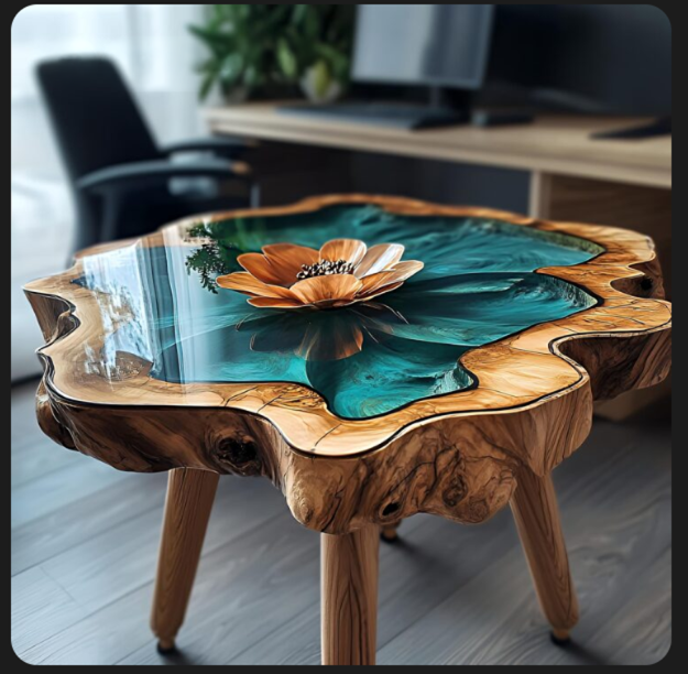 Resin Art Table Top